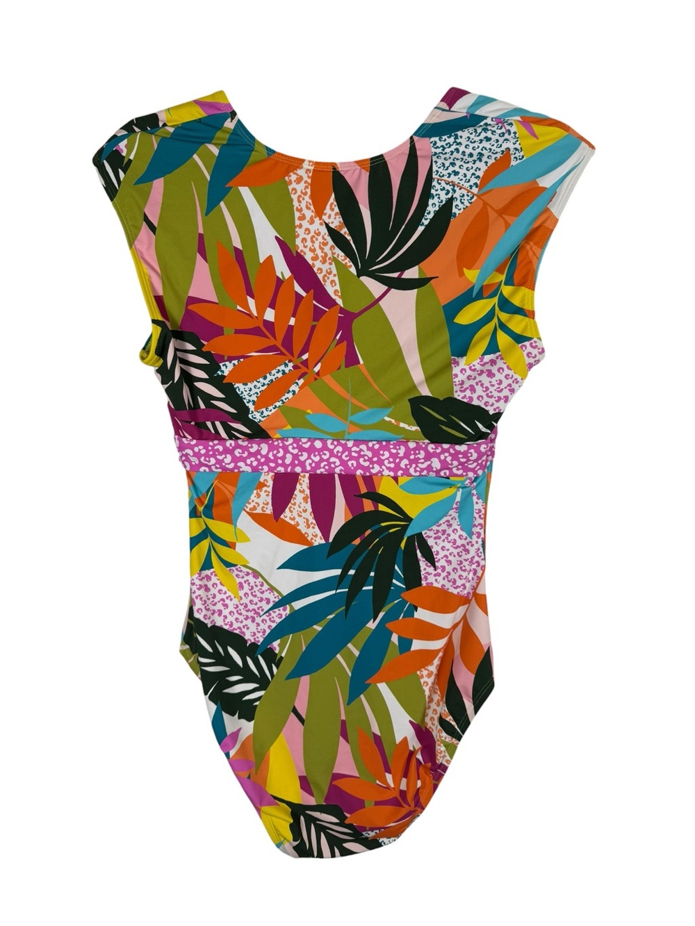 Bleu Rod Beattie Cap Sleeve One Piece Swimsuit Wild Heart Key West Sz 6 - Picture 4 of 4